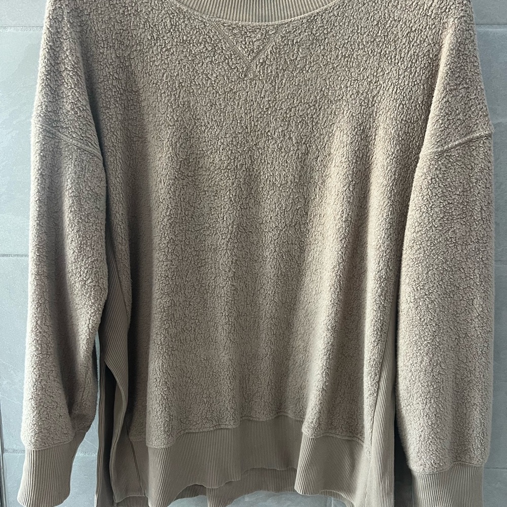 Aerie Chilled Out Tan Sweater